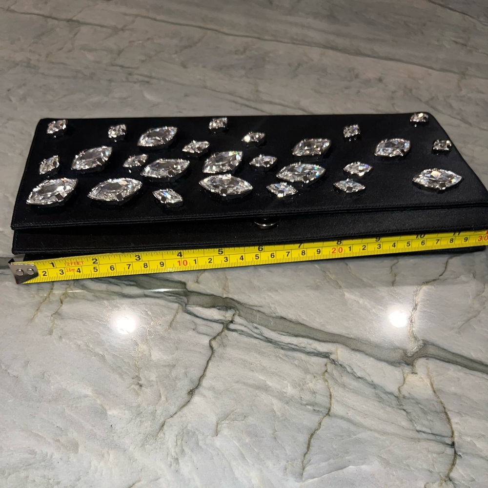 JUDITH LIEBER fabulous black purse with crystals-GREAT CONDITION - Picture 5 of 9